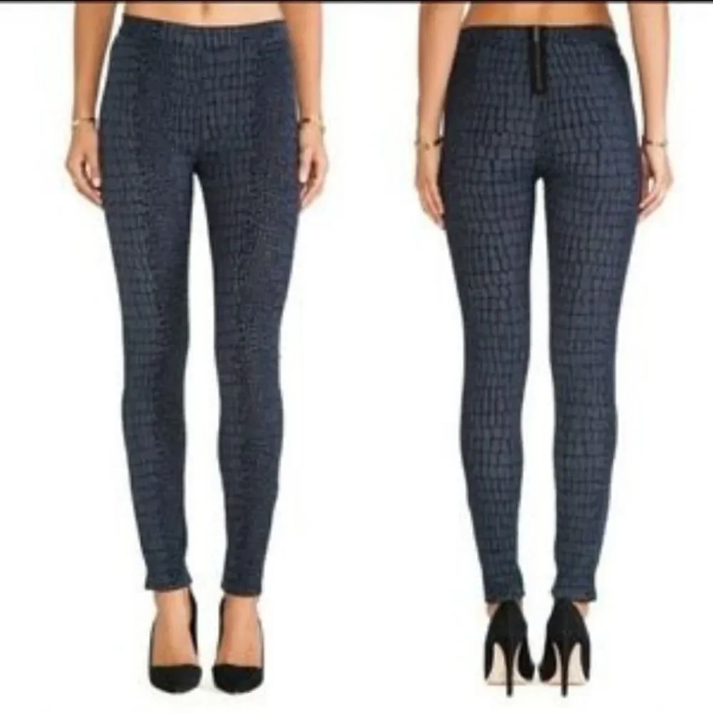 HUDSON Evelyn Snakecharmer Super Skinny High Waist Jeggings 27